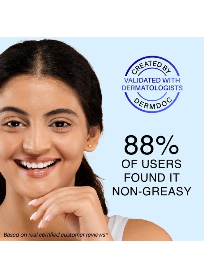 DERMDOC 4% Niacinamide Face Cream (50 gm) for Skin Brightening | Skin Brightening Face Cream I Day Cream I Niacinamide Brightening Cream I Glowing Skin I Improves Skin Texture - Image 2